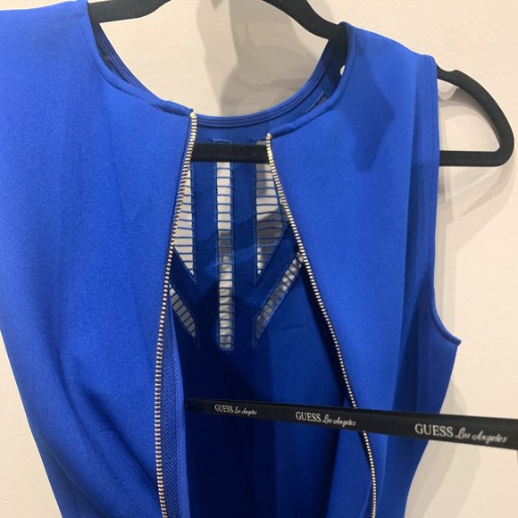 GUESS Cobalt Blue Dress - Size S - NWOT - Picture 5 of 6